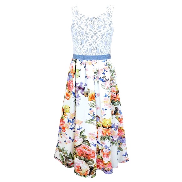 NWT - Truly Me - Twofer Maxi Dress w Side Cut Outs